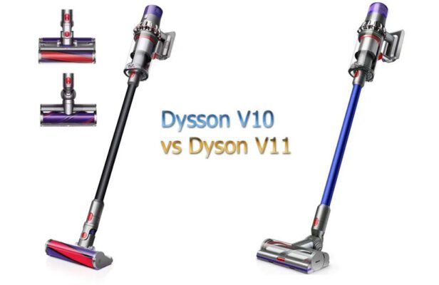 so sánh và đánh giá máy hút bụi Dyson V10 với Dyson V11