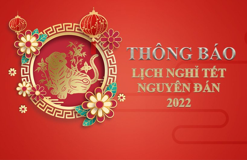 thông báo nghỉ tết