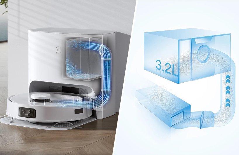 dung tích túi rác của Ecovacs T10 Plus