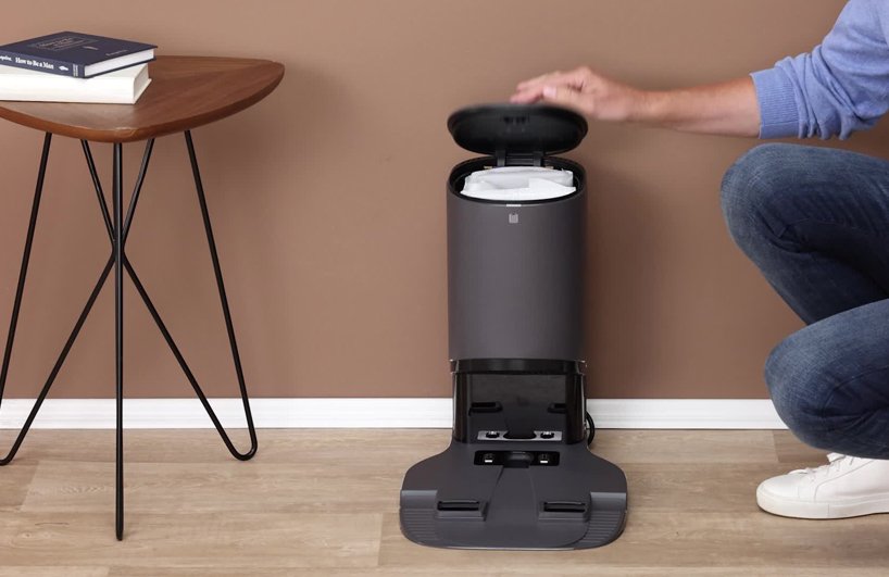 dung tích túi rác Ecovacs là bao nhiêu?