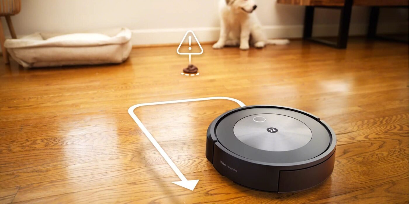 robot Roomba tránh phân vật nuôi