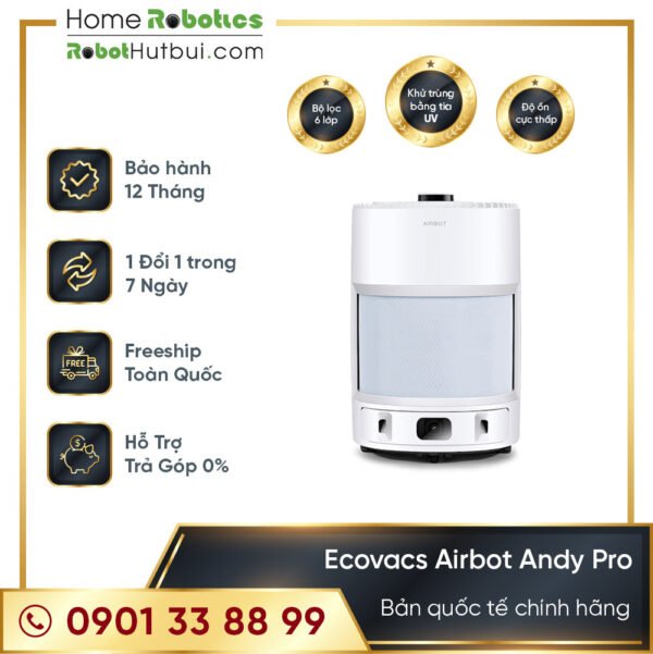 robot lọc không khí ecovacs airbot andy pro