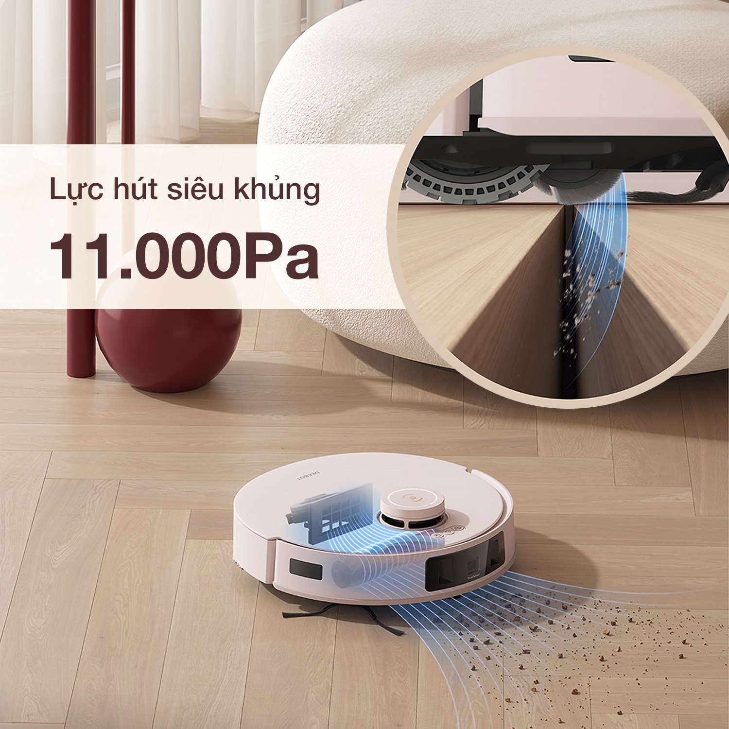 Robot hút bụi lau nhà Ecovacs Deebot T30 Pro Omni