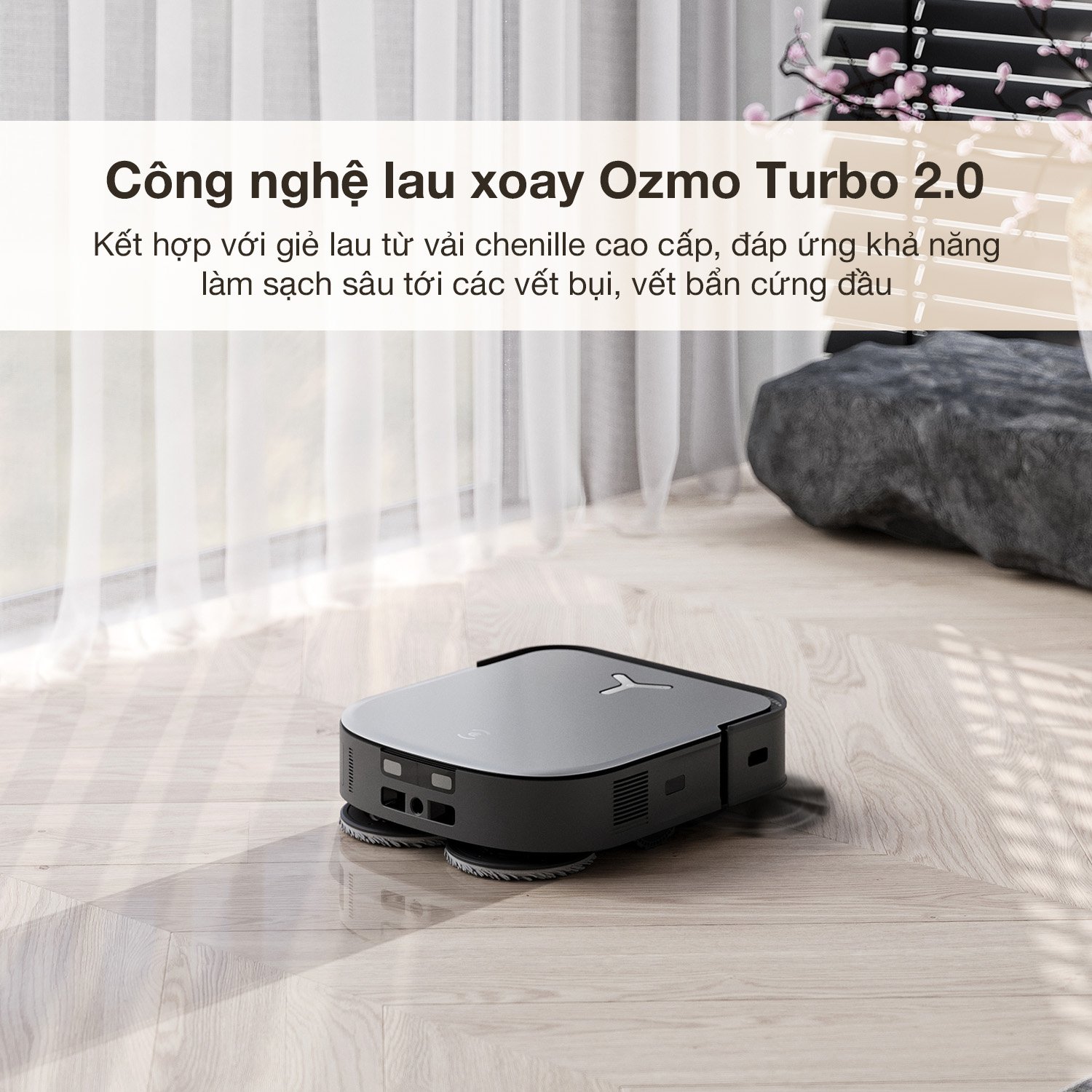 Robot hút bụi lau nhà Ecovacs Deebot X2 Combo