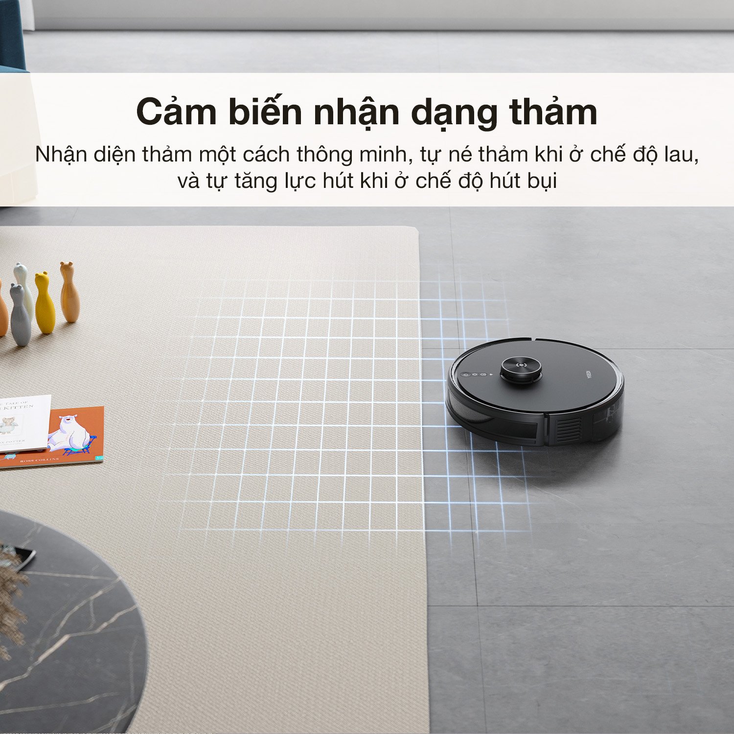 robot hút bụi lau nhà ecovacs y1 pro