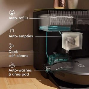 robot hút bụi lau nhà roomba tự giặt giẻ